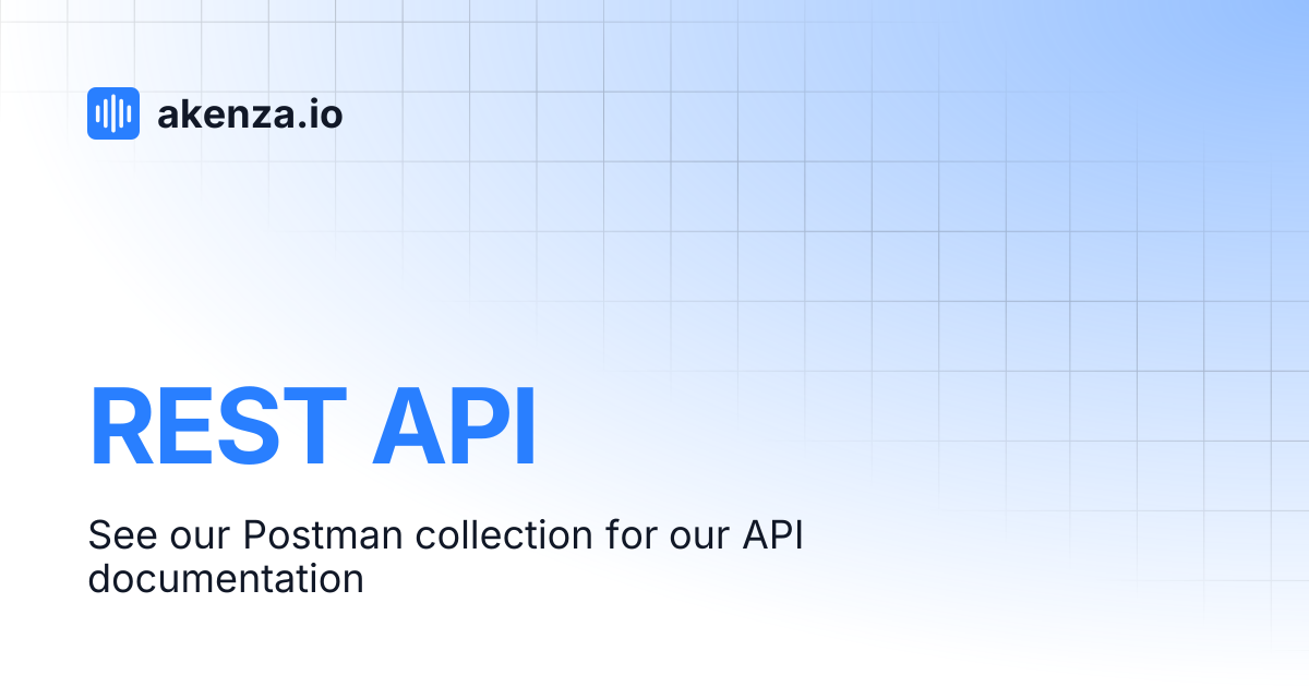 REST API | akenza.io